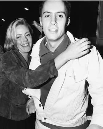 Actress Patsy Kensit and her husband Don Donovan attending a party held by Whitney Houston in London, May 16th 1988. (Photo by Dave Hogan/Getty Images) *** Local Caption ***