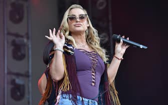 MAGDEBURG, GERMANY - AUGUST 18:  Anastacia Lyn Newkirk performs the Radio Brocken Stars for free open air festival on August 18, 2018 in Magdeburg, Germany. (Photo by Tristar Media/Getty Images)