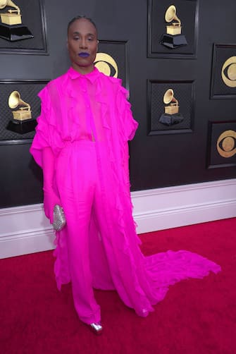 LAS VEGAS, NEVADA - APRIL 03: Billy Porter attends the 64th Annual GRAMMY Awards at MGM Grand Garden Arena on April 03, 2022 in Las Vegas, Nevada. (Photo by Kevin Mazur/Getty Images for The Recording Academy)