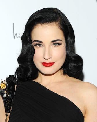 NEW YORK, NY - MARCH 05:  Entertainer Dita Von Teese attends the "Dukes Of Melrose" Premiere at 583 Park Avenue on March 5, 2013 in New York City.  (Photo by Ben Gabbe/Getty Images)