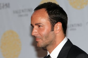 ROME, ITALY - JULY 6: Fashion designer Tom Ford arrives at the Ara Pacis for Valentino's Exhibition  opening on July 6, 2007 in Rome, Italy.  Fashion icon Valentino decided to mark the celebration of the 45th anniversary of his luxury brand by breaking a 17 year tradition of unveiling his luxurious haute couture collections for women in Paris with a show in Rome. (Photo by Franco Origlia/Getty Images)