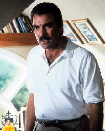 Tom Selleck in a scene from the film 'Her Alibi', 1989. (Photo by Warner Brothers/Getty Images)