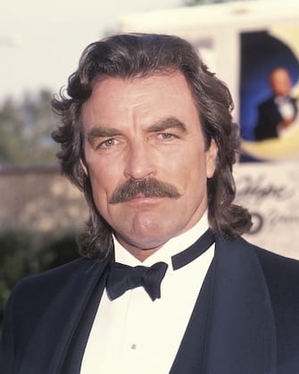 Tom Selleck during Bob Hope Birthday Celebration and Taping at NBC Studios in Burbank, California, United States. (Photo by Ron Galella, Ltd./Ron Galella Collection via Getty Images)