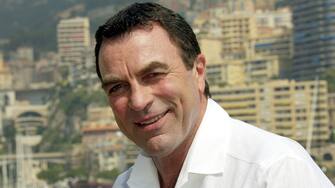 Tom Selleck during 2004 Monte-Carlo TV Festival - Tom Selleck Interview with Access Hollywood and Photo Session at Monte-Carlo Yacht Club in Monte Carlo, Monaco. (Photo by Toni Anne Barson Archive/WireImage)