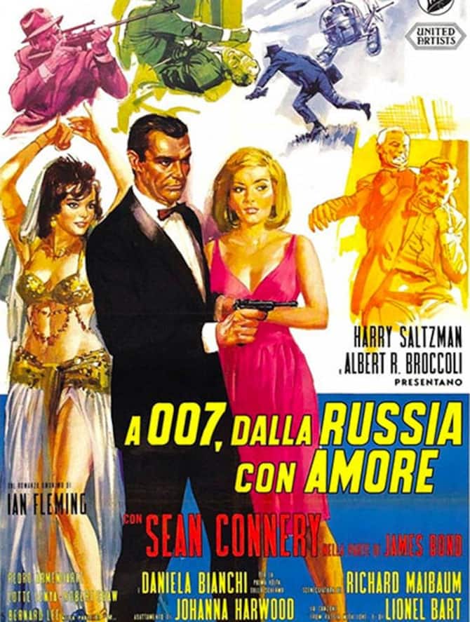 James Bond, le locandine dei film di 007