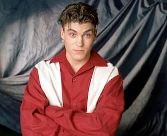 LOS ANGELES, CA - 1995:  Actor Brian Austin Green poses for a portrait circa 1995 in Los Angeles, California.  (Photo by Ron Davis/Getty Images)
