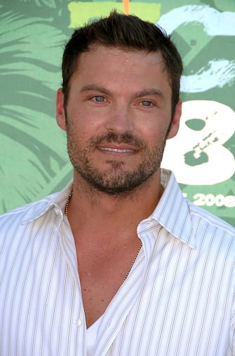 LOS ANGELES, CA - AUGUST 03:  Actor Brian Austin Green arrives at the 2008 Teen Choice Awards at Gibson Amphitheater on August 3, 2008 in Los Angeles, California.  (Photo by Steve Granitz/WireImage) 