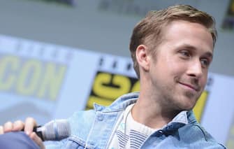 820991026 SAN DIEGO, CA - JULY 22: Actor Ryan Gosling attends the Warner Bros. Pictures "Blade Runner 2049" Presentation during Comic-Con International 2017 at San Diego Convention Center on July 22, 2017 in San Diego, California. (Photo by Albert L. Ortega/Getty Images)