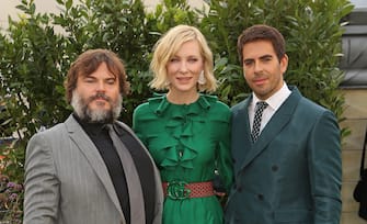 LONDON, ENGLAND - SEPTEMBER 05:  Jack Black, Cate Blanchett and Director Eli Roth attend the World Premiere of "The House With A Clock In Its Walls" at Westfield White City on September 5, 2018 in London, England.  (Photo by David M. Benett/Dave Benett/WireImage)