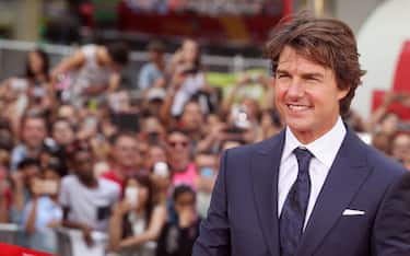 NEW YORK, NY - JULY 27:  Actor Tom Cruise attends the "Mission Impossible: Rogue Nation" New York premiere at Times Square on July 27, 2015 in New York City.  (Photo by Jim Spellman/WireImage)