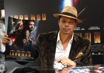 NEW YORK - APRIL 28:  Actor Terrence Howard attends the "Iron Man" celebration at Macy's April 28, 2008 in New York City.  (Photo by Gustavo Caballero/Getty Images)