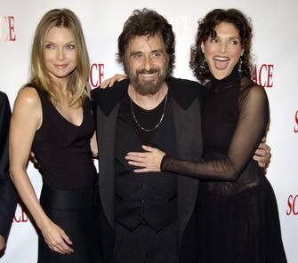 107790838 Michelle Pfeiffer, Al Pacino and Mary Elizabeth Mastrantonio (Photo by KMazur/WireImage)