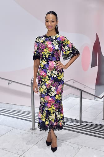 LOS ANGELES, CA - OCTOBER 14:  Zoe Saldana attends the Hammer Museum 16th Annual Gala in the Garden with generous support from South Coast Plaza at the Hammer Museum on October 14, 2018 in Los Angeles, California.  (Photo by Stefanie Keenan/Getty Images for Hammer Museum)
