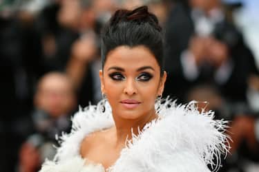 Indian actress Aishwarya Rai Bachchan poses as she arrives for the screening of the film "La Belle Epoque" at the 72nd edition of the Cannes Film Festival in Cannes, southern France, on May 20, 2019. (Photo by Alberto PIZZOLI / AFP) (Photo by ALBERTO PIZZOLI/AFP via Getty Images)