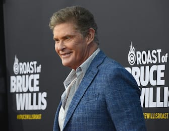 LOS ANGELES, CA - JULY 14:  Actor David Hasselhoff  arrives for the Comedy Central Roast Of Bruce Willis held at Hollywood Palladium on July 14, 2018 in Los Angeles, California.  (Photo by Albert L. Ortega/Getty Images)