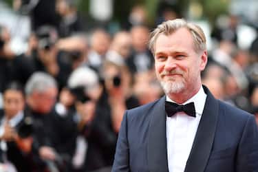 British director Christopher Nolan arrives on May 13, 2018 for the screening of a remastered version of the film "2001: A Space Odyssey" at the 71st edition of the Cannes Film Festival in Cannes, southern France. (Photo by Alberto PIZZOLI / AFP)        (Photo credit should read ALBERTO PIZZOLI/AFP via Getty Images)