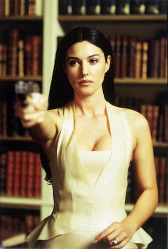 MONICA BELLUCCI in Warner Bros. Pictures' and Village Roadshow Pictures' provocative futuristic action thriller THE MATRIX RELOADED, starring Keanu Reeves, Laurence Fishburne and Carrie-Anne Moss.

PHOTOGRAPHS TO BE USED SOLELY FOR ADVERTISING, PROMOTION, PUBLICITY OR REVIEWS OF THIS SPECIFIC MOTION PICTURE AND TO REMAIN THE PROPERTY OF THE STUDIO. NOT FOR SALE OR REDISTRIBUTION