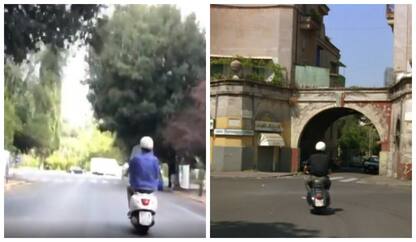 Moretti in Vespa: il video su Instagram vs la scena di "Caro Diario"