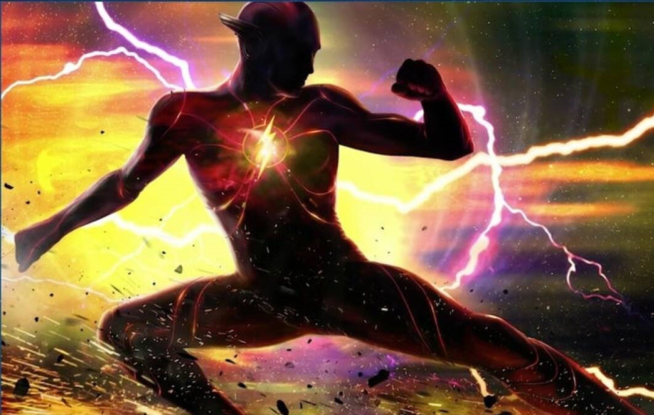 Foto dal profilo Instagram DC FANDOME Ezra Miller interpreta Flash nel nuovo film