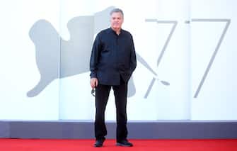 VENICE, ITALY - SEPTEMBER 08: Director Amos Gitai walks the red carpet ahead of the movie "Laila In Haifa" at the 77th Venice Film Festival on September 08, 2020 in Venice, Italy. (Photo by Elisabetta Villa/Getty Images)