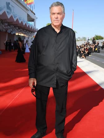 VENICE, ITALY - SEPTEMBER 08: Amos Gitai walks the red carpet ahead of the movie "Laila In Haifa" at the 77th Venice Film Festival on September 08, 2020 in Venice, Italy. (Photo by Pascal Le Segretain/Getty Images)
