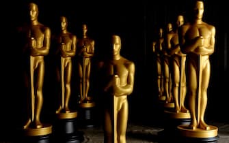 LOS ANGELES, CA - OCTOBER 19:  Freshly painted Oscar Statues in preparation for the Governors Awards and the 82nd Academy Awards at a secret location on October 19, 2009 in Northern Los Angeles County, California.  (Photo by Kristian Dowling/Getty Images)