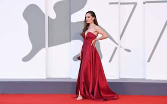 VENICE, ITALY - SEPTEMBER 11: Marina Valdemoro Maino, known as Maryna, walks the red carpet ahead of the movie "Nomadland" at the 77th Venice Film Festival on September 11, 2020 in Venice, Italy. (Photo by Daniele Venturelli/WireImage)