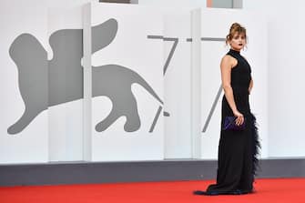 German actress Mala Emde arrives for the screening of the film "Und Morgen Die Ganze Welt" (And Tomorrow The Entire World) presented in competition on the ninth day of the 77th Venice Film Festival, on September 10, 2020 at Venice Lido, during the COVID-19 infection, caused by the novel coronavirus. (Photo by Tiziana FABI / AFP) (Photo by TIZIANA FABI/AFP via Getty Images)