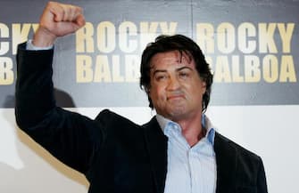 Rome, ITALY:  Actor and director Sylvester Stallone arrives at the Italian premiere of the film "Rocky Balboa" at Auditorium Conciliazione 09 January 2007, in Rome. AFP Photo / Tiziana Fabi  (Photo credit should read TIZIANA FABI/AFP via Getty Images)