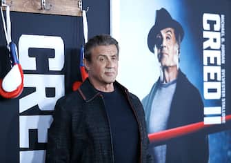 NEW YORK, NEW YORK - NOVEMBER 14: Sylvester Stallone attends "Creed II" New York Premiere at AMC Loews Lincoln Square on November 14, 2018 in New York City. (Photo by John Lamparski/Getty Images)
