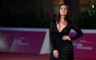 Italian actress/cast member Pina Turco arrives for the screening of 'Fortuna' at the 15th annual Rome Film Festival, in Rome, Italy, 19 October 2020. The film festival runs from 15 to 25 October.      ANSA/ETTORE FERRARI
