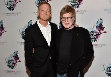 SAN FRANCISCO, CA - DECEMBER 06:  James Redford (L) and Robert Redford attend The Redford Center's Benefit at August Hall on December 6, 2018 in San Francisco, California.  (Photo by Tim Mosenfelder/Getty Images)