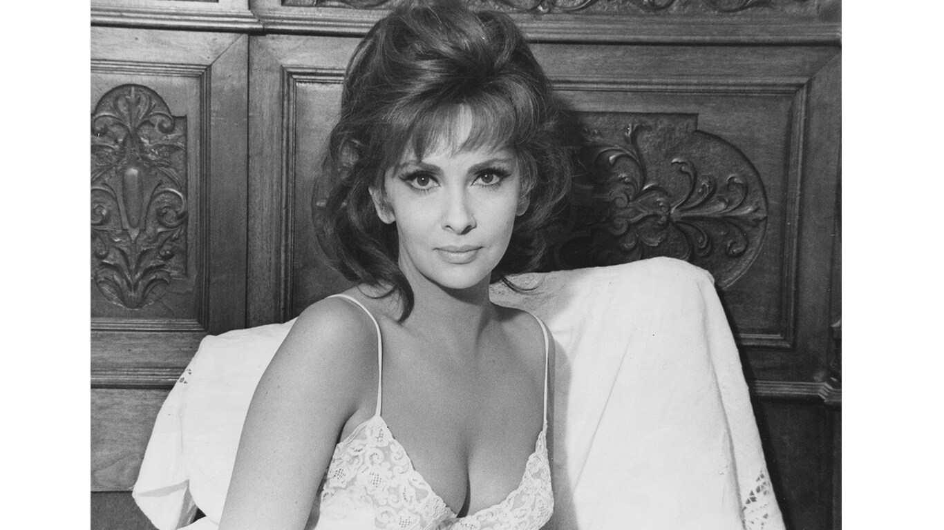 Gina Lollobrigida sul set di "Un Bellissimo Novembre (1968)