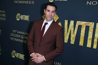 WEST HOLLYWOOD, CALIFORNIA - JANUARY 05: Actor Sacha Baron Cohen attends the Showtime Golden Globe Nominees Celebration at Sunset Tower Hotel on January 05, 2019 in West Hollywood, California. (Photo by Leon Bennett/WireImage)