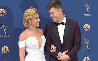Scarlett Johansson and Colin Jost Scarlett Johansson and Colin Jost