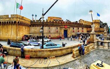 The Rock, ricostruito Castel San’t Angelo per il suo nuovo film