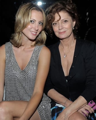HOLLYWOOD - JULY 20:  Actress Susan Sarandon (R) and daughter actress Eva Amurri attend the SPiN Hollywood at Mondrian launch party at SPiN Hollywood at ADCB at Mondrian on July 20, 2010 in Hollywood, California.  (Photo by Charley Gallay/WireImage)
