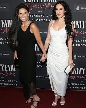 CENTURY CITY, CALIFORNIA - FEBRUARY 04: Demi Moore and Rumer Willis attend the Vanity Fair and Annenberg Space for Photography's Celebration of The Opening of Vanity Fair: Hollywood Calling, sponsored by The Ritz-Carlton on February 04, 2020 in Century City, California. (Photo by Phillip Faraone/Getty Images for Vanity Fair)