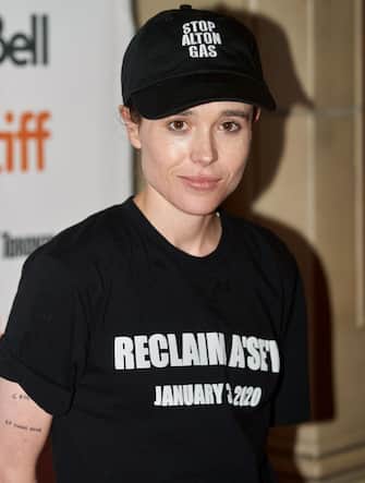 Director/actress Ellen Page attends the premiere of the documentary "There's Something in the Water" during the 2019 Toronto International Film Festival Day 4 on September 8, 2019, in Toronto, Ontario. (Photo by Geoff Robins / AFP)        (Photo credit should read GEOFF ROBINS/AFP via Getty Images)