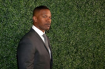 AUSTIN, TX - FEBRUARY 25: Jamie Foxx poses on the red carpet for the Texas Medal of Arts Awards at the Long Center on February 25, 2015 in Austin, Texas. (Photo by Gary Miller/Getty Images)
