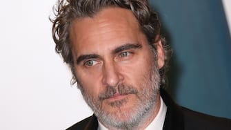BEVERLY HILLS, CALIFORNIA - FEBRUARY 09:  Joaquin Phoenix attends the 2020 Vanity Fair Oscar Party at Wallis Annenberg Center for the Performing Arts on February 09, 2020 in Beverly Hills, California. (Photo by Toni Anne Barson/WireImage)