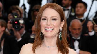 CANNES, FRANCE - MAY 14: (EDITORS NOTE: Retransmission with alternate crop.) Julianne Moore, wearing Chopard jewels attends the opening ceremony and screening of "The Dead Don't Die" during the 72nd annual Cannes Film Festival on May 14, 2019 in Cannes, France. (Photo by Pascal Le Segretain/Getty Images)