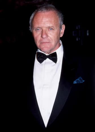 Anthony Hopkins during 1999 Vanity Fair Oscar Party - Arrivals at Morton's Restaurant in Los Angeles, California, United States. (Photo by J. Vespa/WireImage)