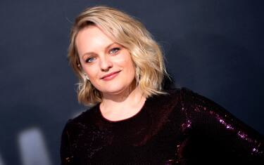 US actress Elisabeth Moss arrives for "The Invisible Man" premiere at the TCL Chinese theatre in Hollywood on February 24, 2020. (Photo by VALERIE MACON / AFP) (Photo by VALERIE MACON/AFP via Getty Images)