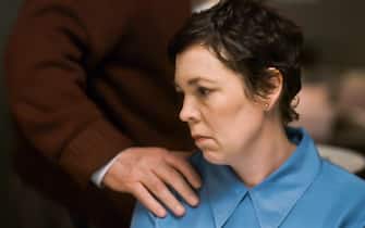 UK. Olivia Colman and Anthony Hopkins in the Â©Sony Pictures Classics new film: The Father (2020). 
Plot: A man refuses all assistance from his daughter as he ages. As he tries to make sense of his changing circumstances, he begins to doubt his loved ones, his own mind and even the fabric of his reality.  
Ref:  LMK110-J6611-011020
Supplied by LMKMEDIA. Editorial Only.
Landmark Media is not the copyright owner of these Film or TV stills but provides a service only for recognised Media outlets. pictures@lmkmedia.com