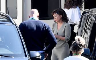 Roma, Lady Gaga in pausa durante il set del Film "House of Gucci"