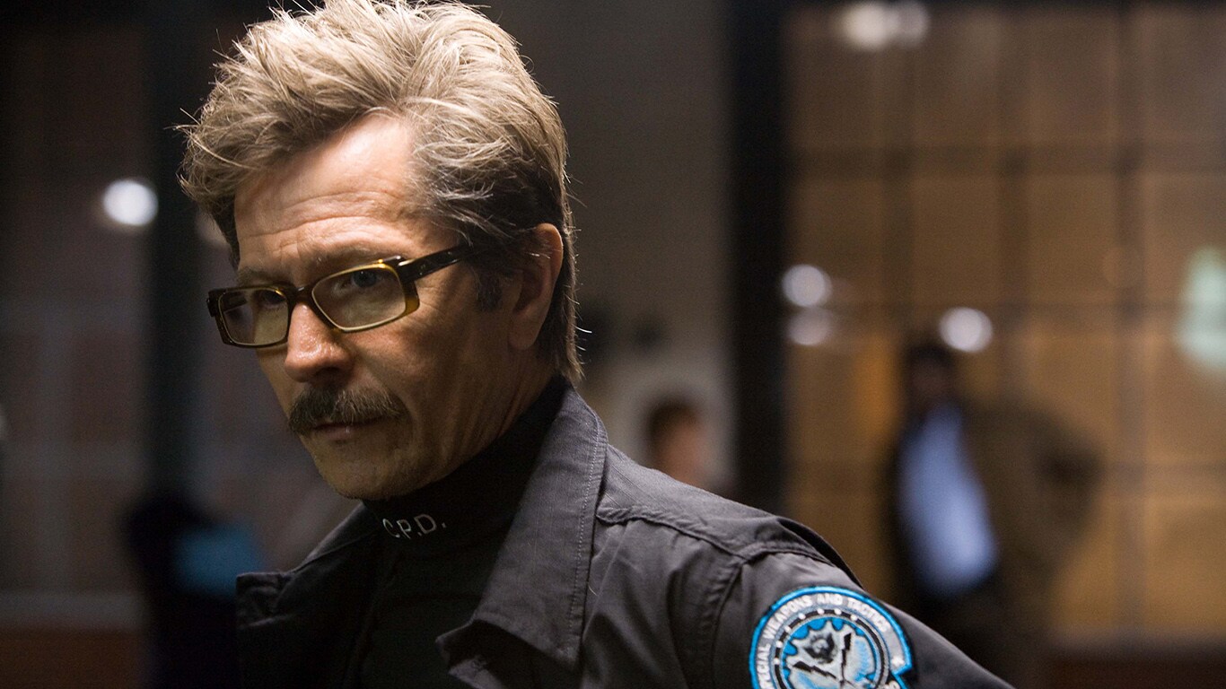 Gary Oldman in Il cavaliere oscuro