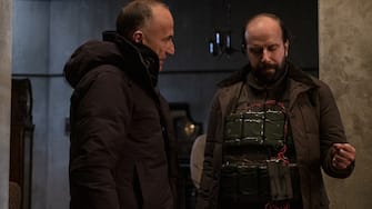 Director Stefano Sollima with Brett Gelman on the set off WITHOUT REMORSE Photo: Nadja Klier Â© 2020 Paramount Pictures