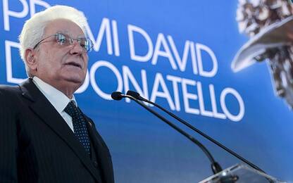 David Donatello 2021, Mattarella: "Istituzioni sostengano il cinema"