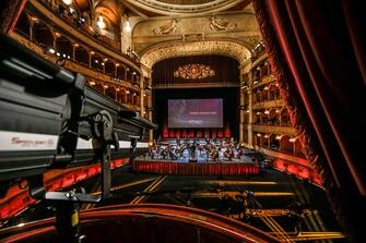 David di Donatello, Teatro dell Opera, Roma 11 maggio 2021. ANSA/FABIO FRUSTACI